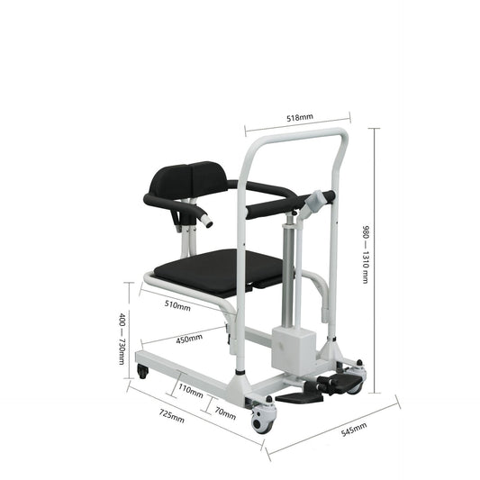 Elderly Patient Transfer Lift Handicapped Wheelchair