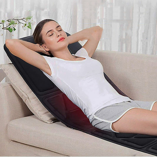 Cervical Vibration Massager Electric Bed Padded Shoulder Neck Waist Back Car Seat Cushion
