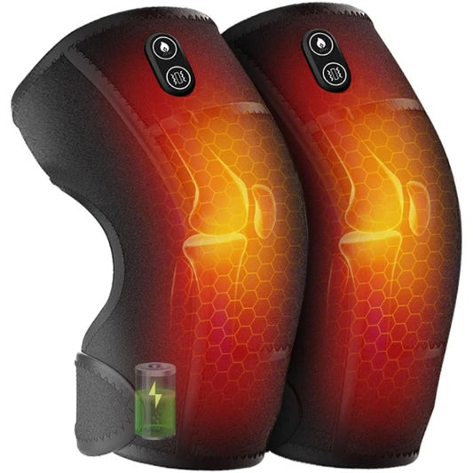 Eated Knee Massager With Vibration, Cordless Heating Pad For Knees, Shoulders And Elbows To Relieve Deep Tissue Pressure, Knee Warming Kit, Heated Knee Pads For Men, Women And Seniors